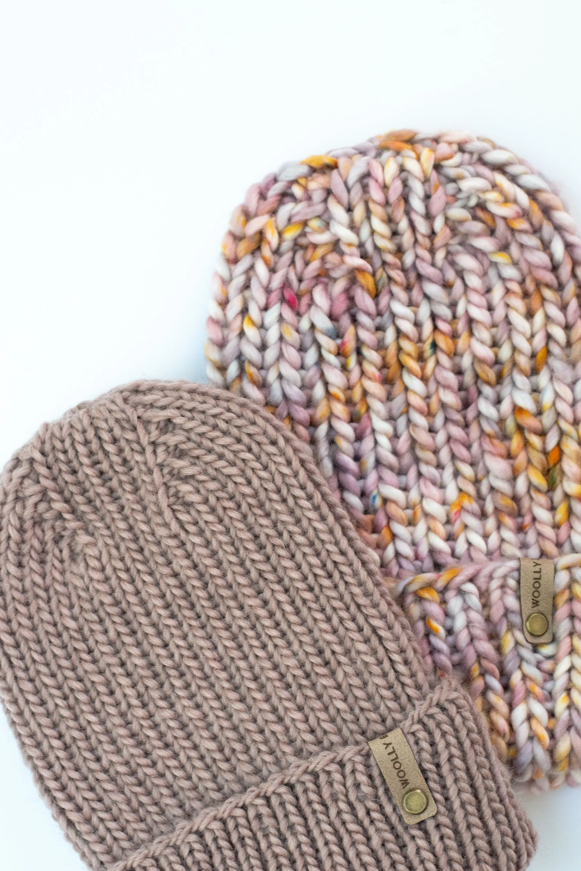 KNITTING PATTERN: Wildwood Beanie, Easy Ribbed Hat Knitting Pattern for Super Bulky and Bulky Yarn