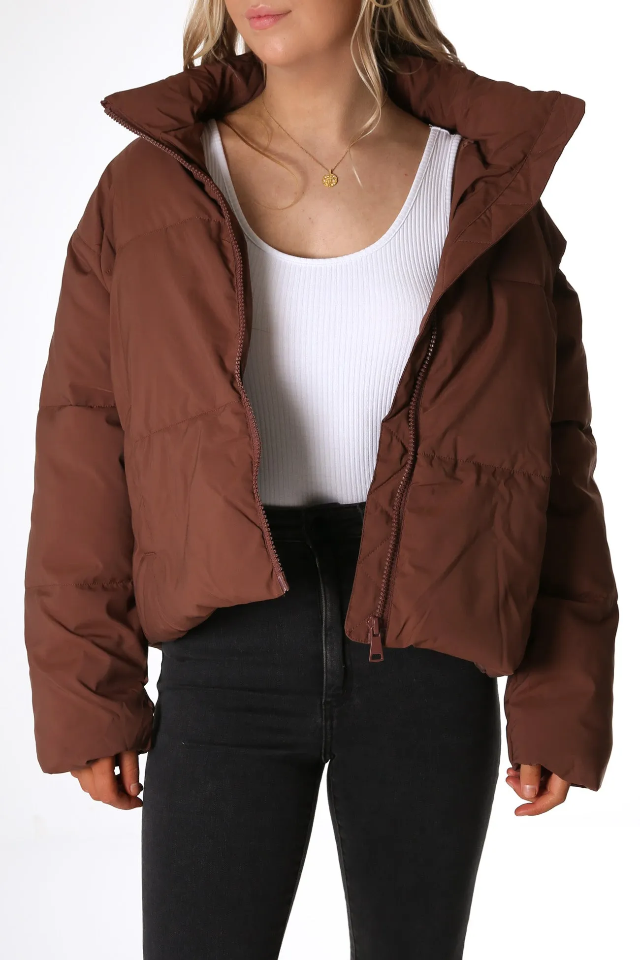 Landon Bomber Jacket Brown