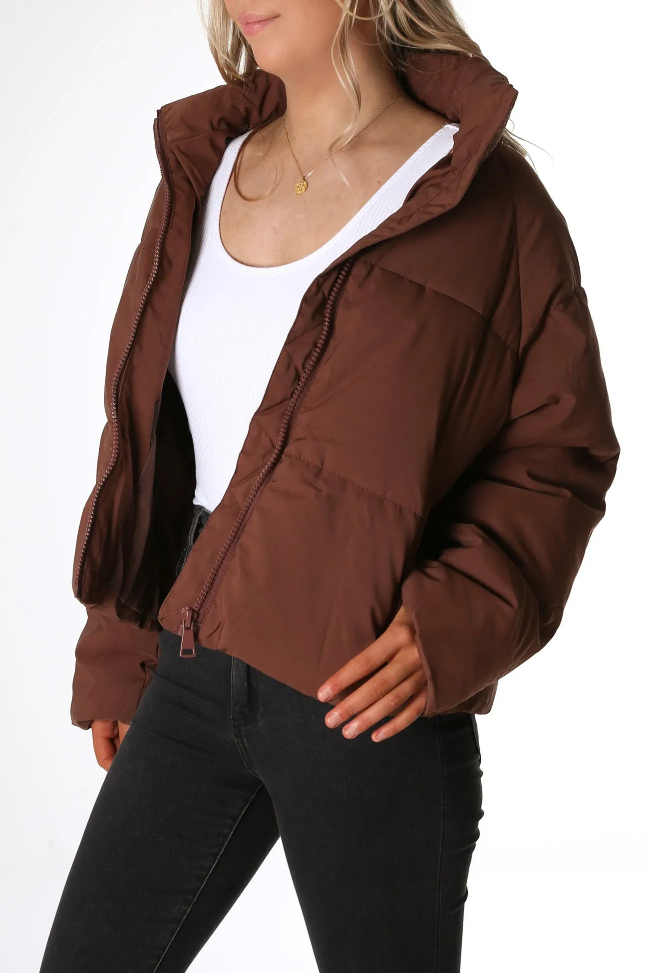 Landon Bomber Jacket Brown