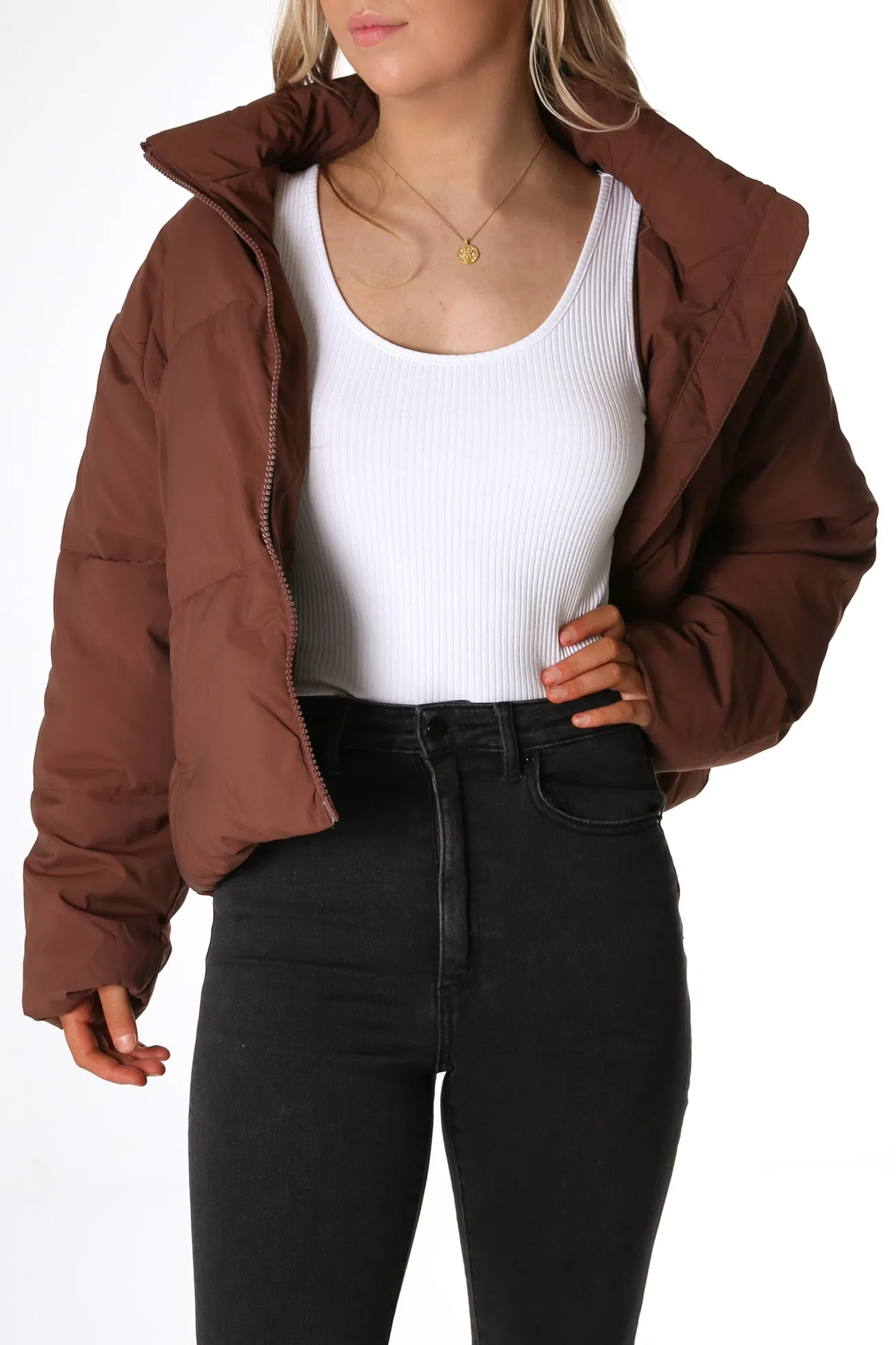 Landon Bomber Jacket Brown