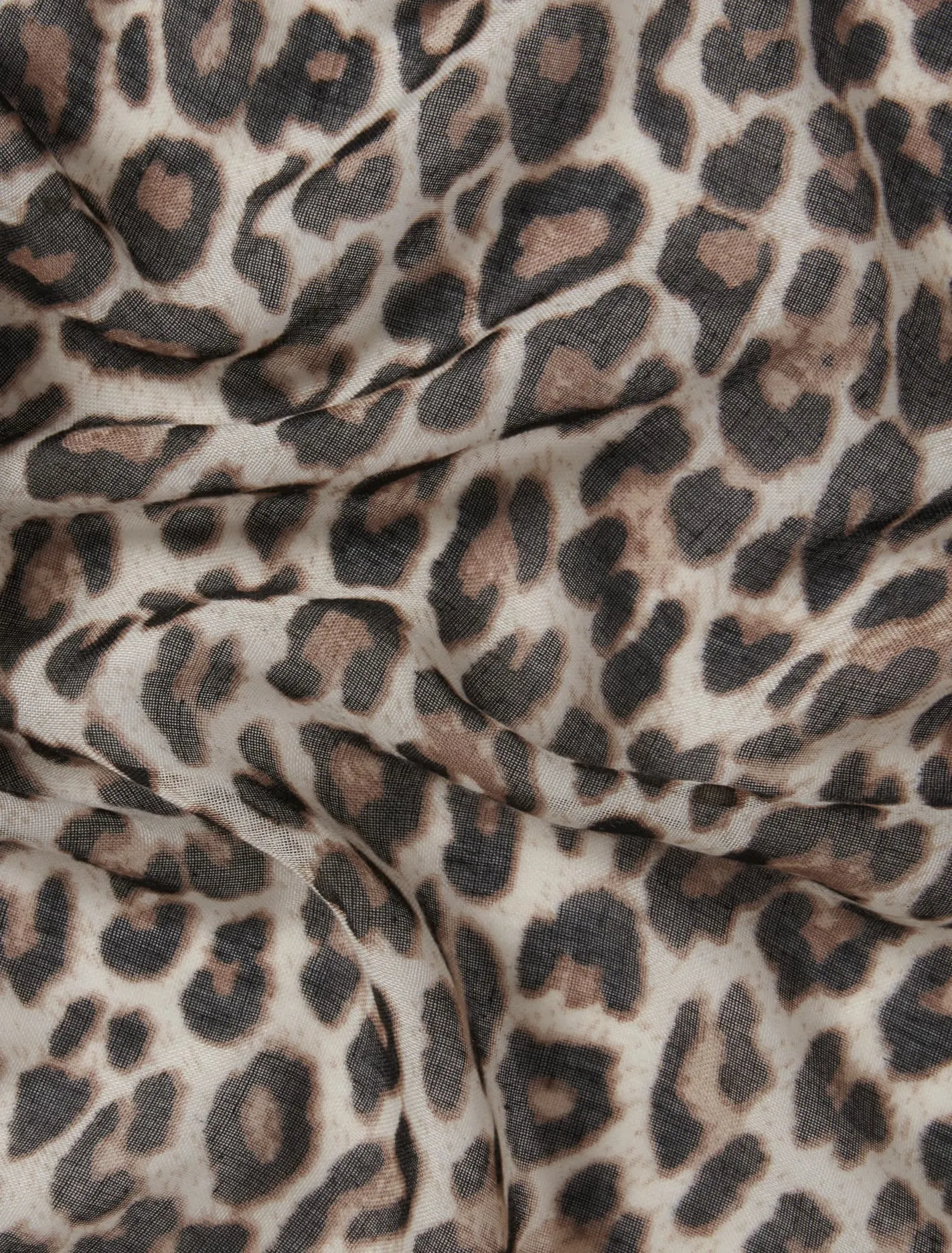 Leo Leopard Print Scarf