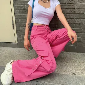 Light Pink Cargo Pants