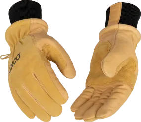 Lined Premium Grain & Suede Pigskin Ski Glove