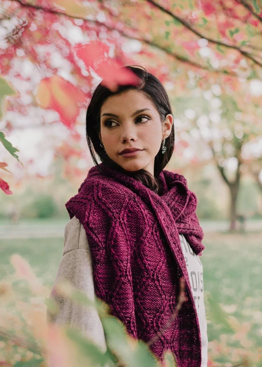 Linked - wrap pattern (rectangular shawl)