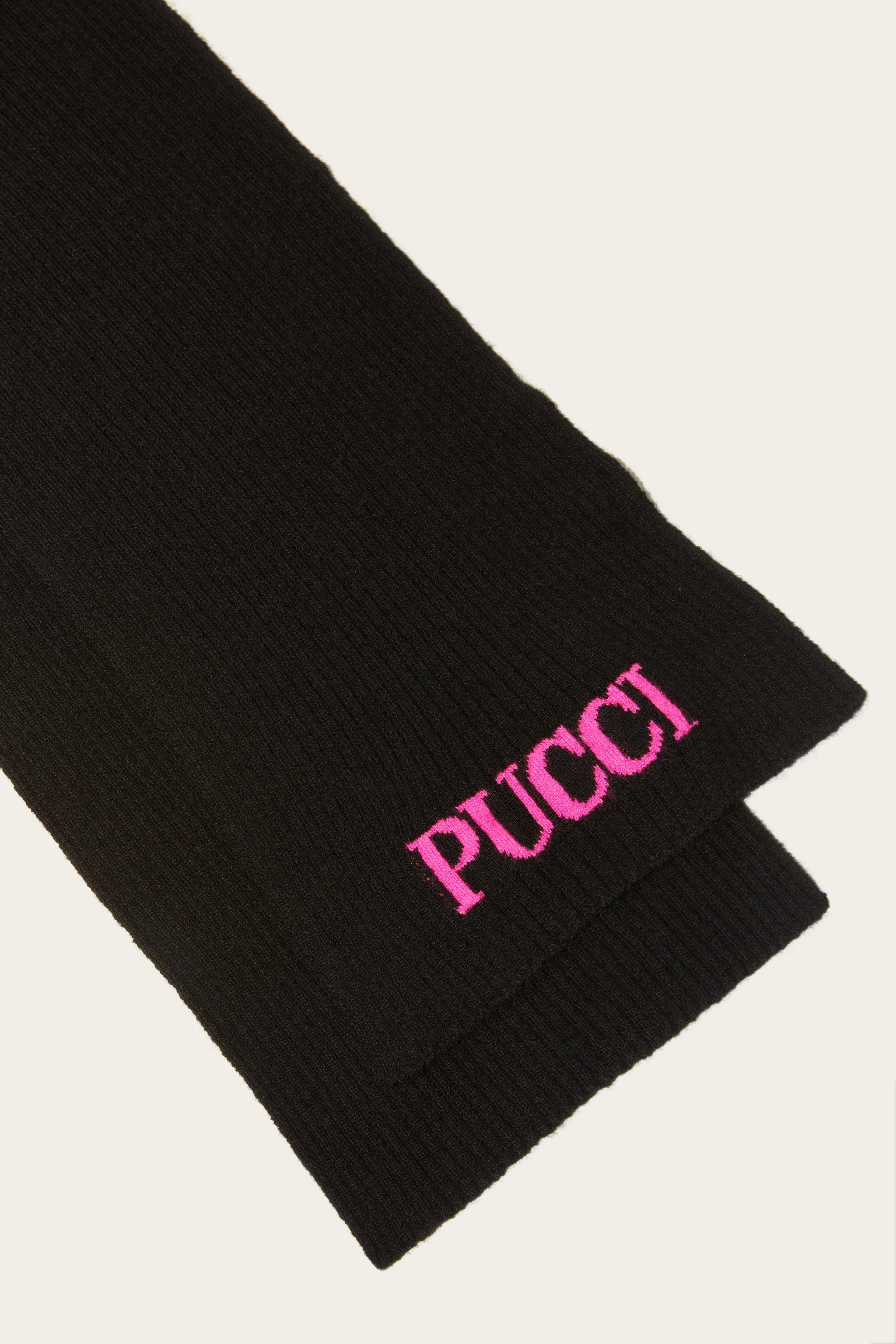 Logo-Intarsia Scarf