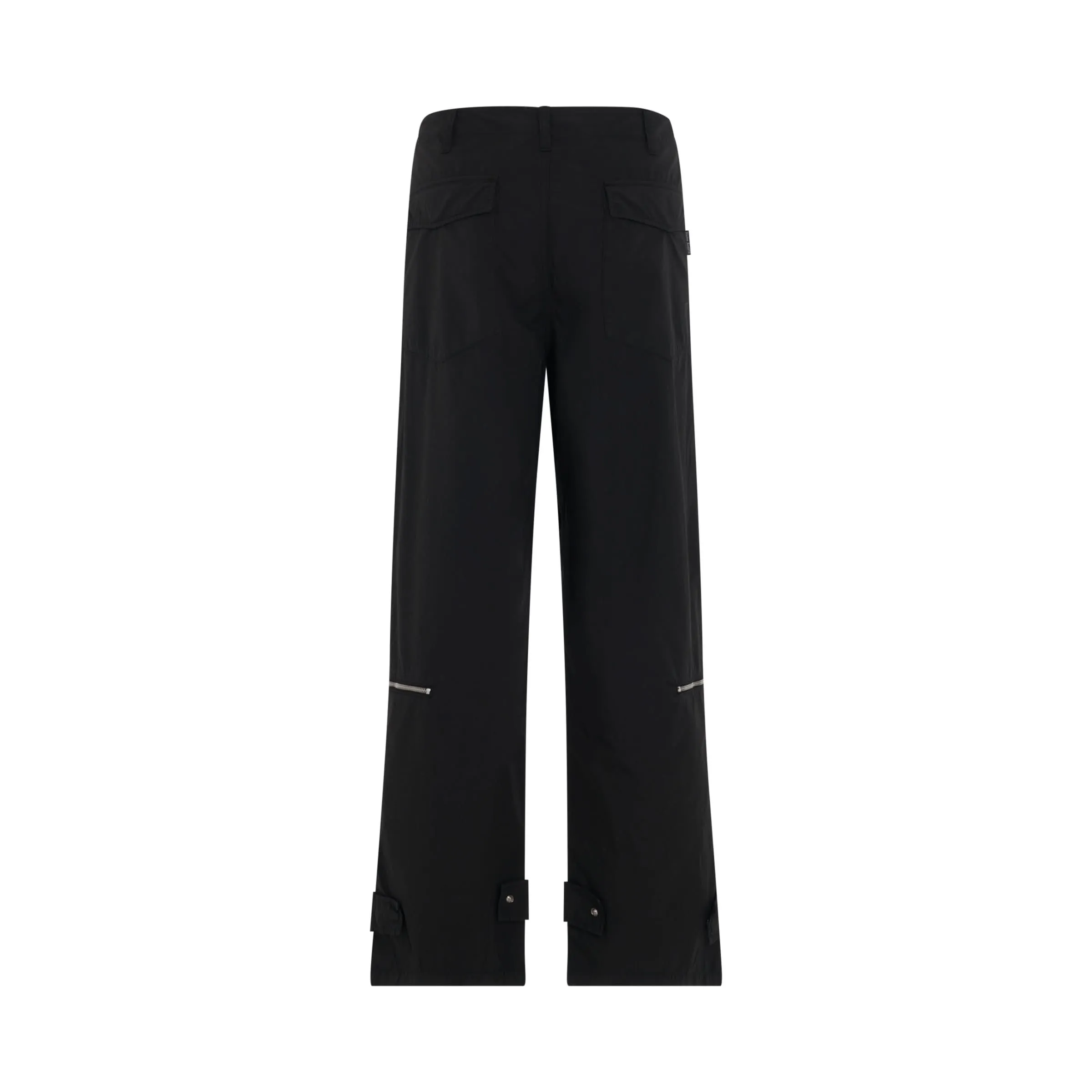 Logo Light Cargo Pants in Black