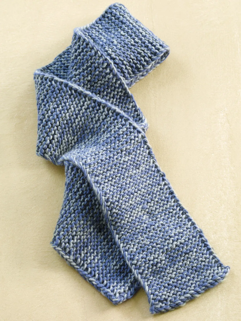 Loom Knit Tweedy Scarf