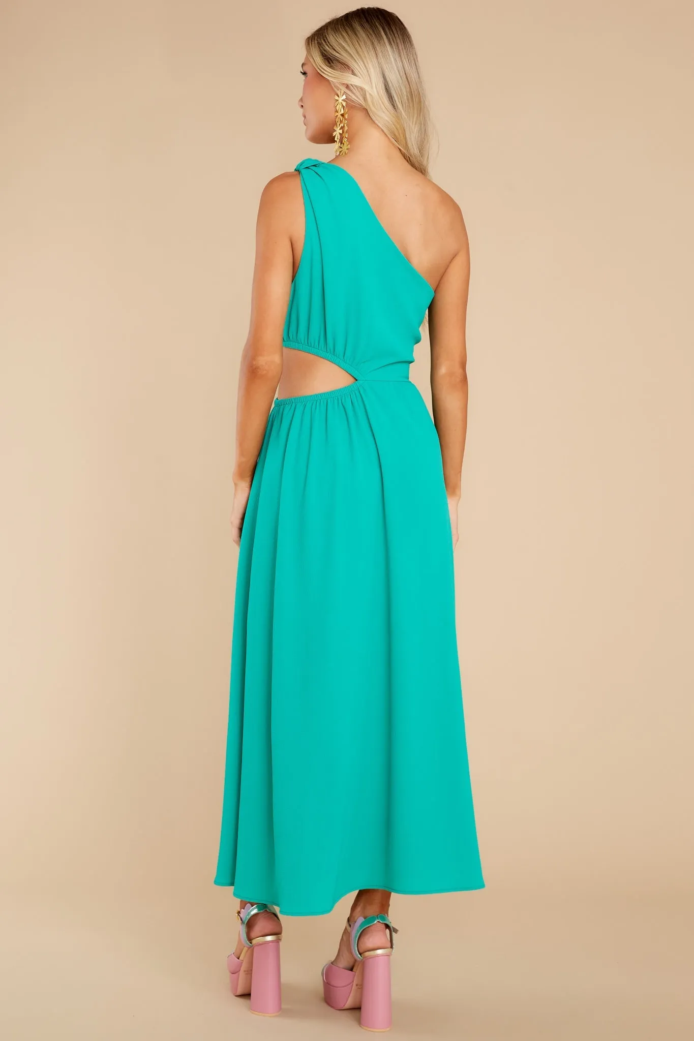 Lovely Dances Turquoise Maxi Dress