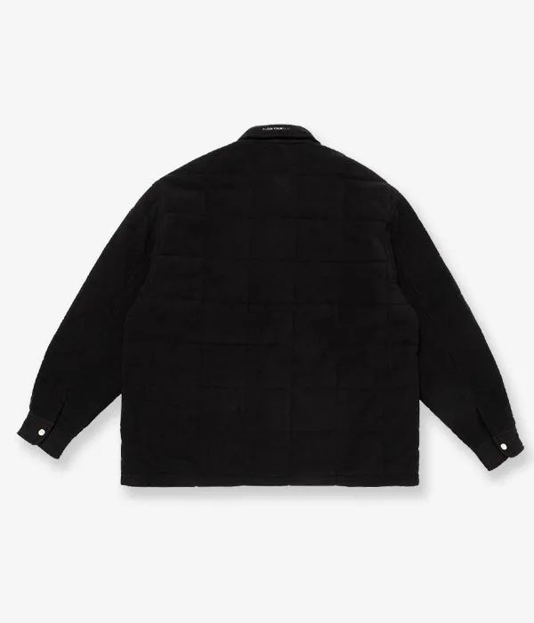 LQQK Studio/QUILTED BUTTON DOWN (BLACK)