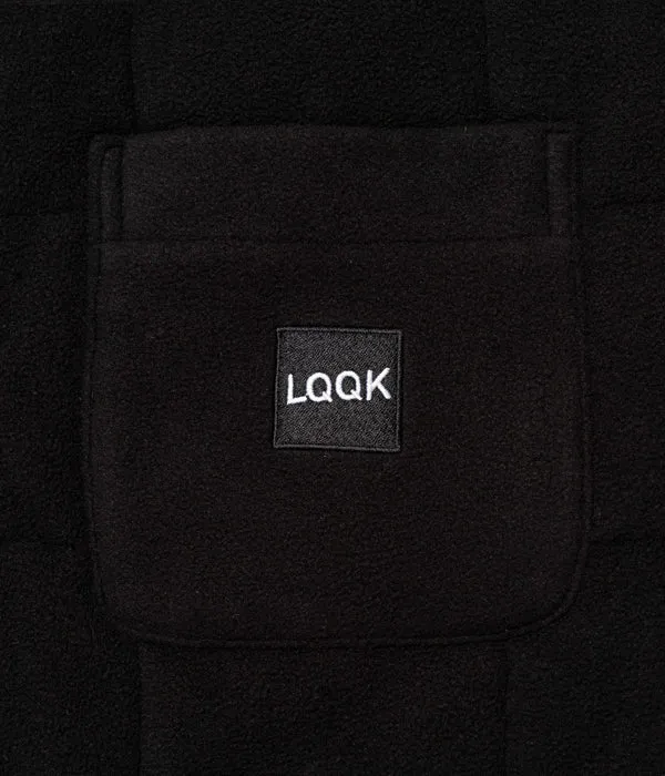 LQQK Studio/QUILTED BUTTON DOWN (BLACK)