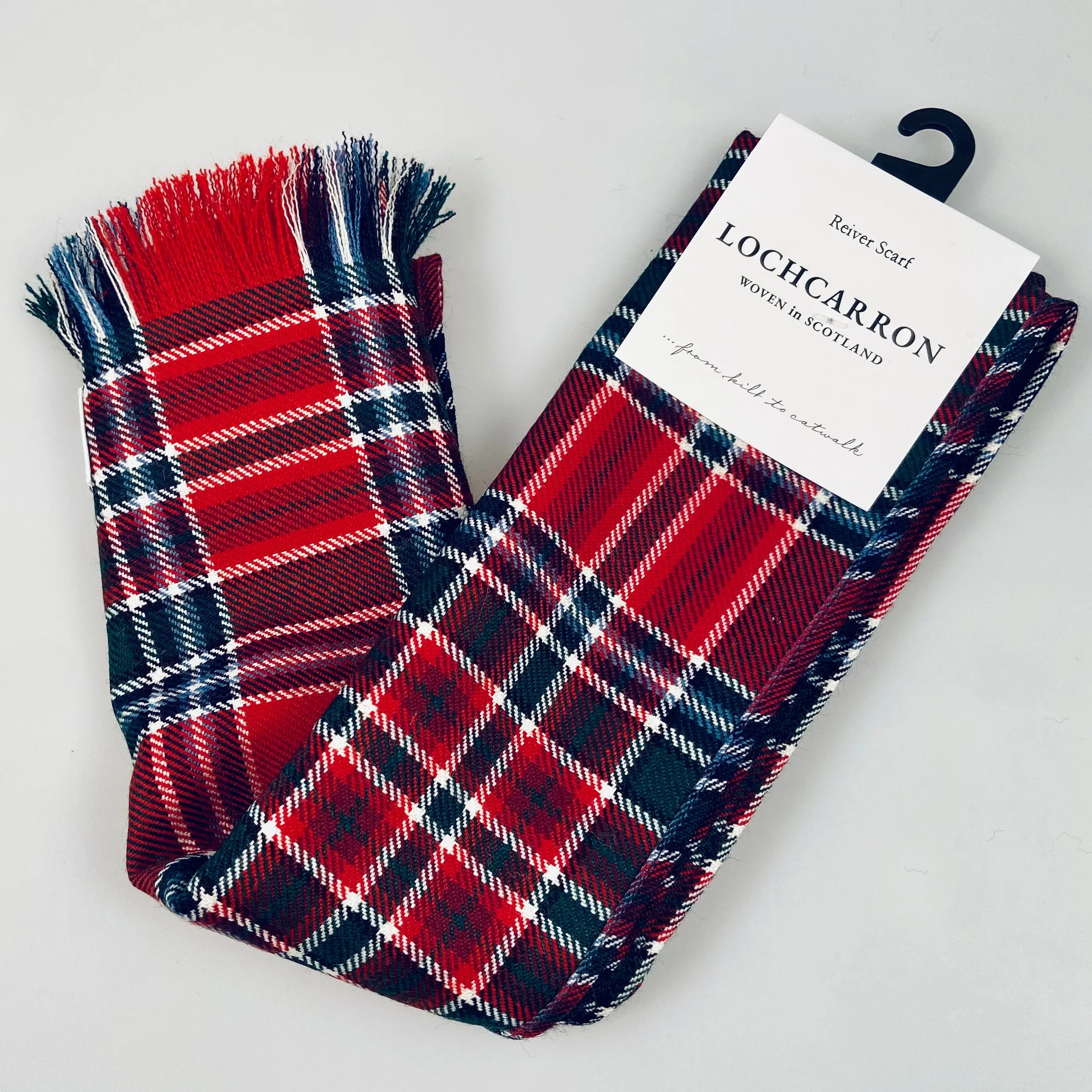 Luxury Lightweight Scarf in MacBean Modern Tartan