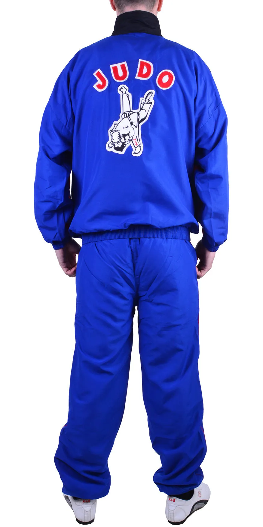 MAR-443 | Blue, Black & Red Judo Vintage Styled Tracksuit