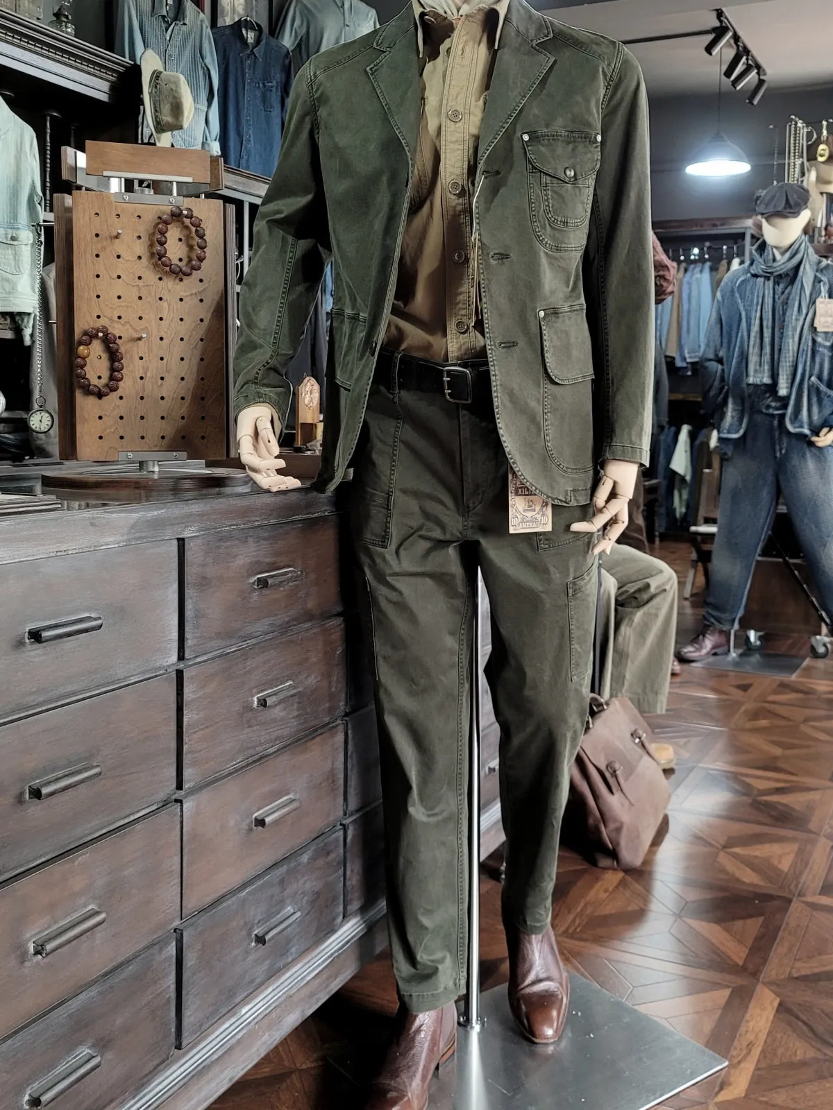 Men's Cargo Pants Straight Slim Fit