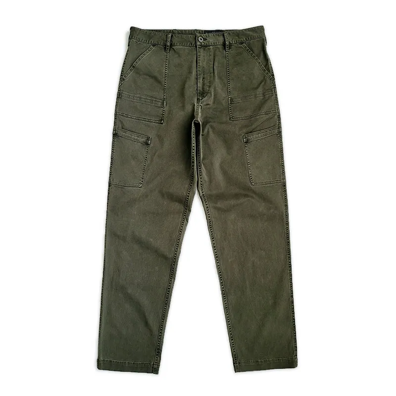 Men's Cargo Pants Straight Slim Fit