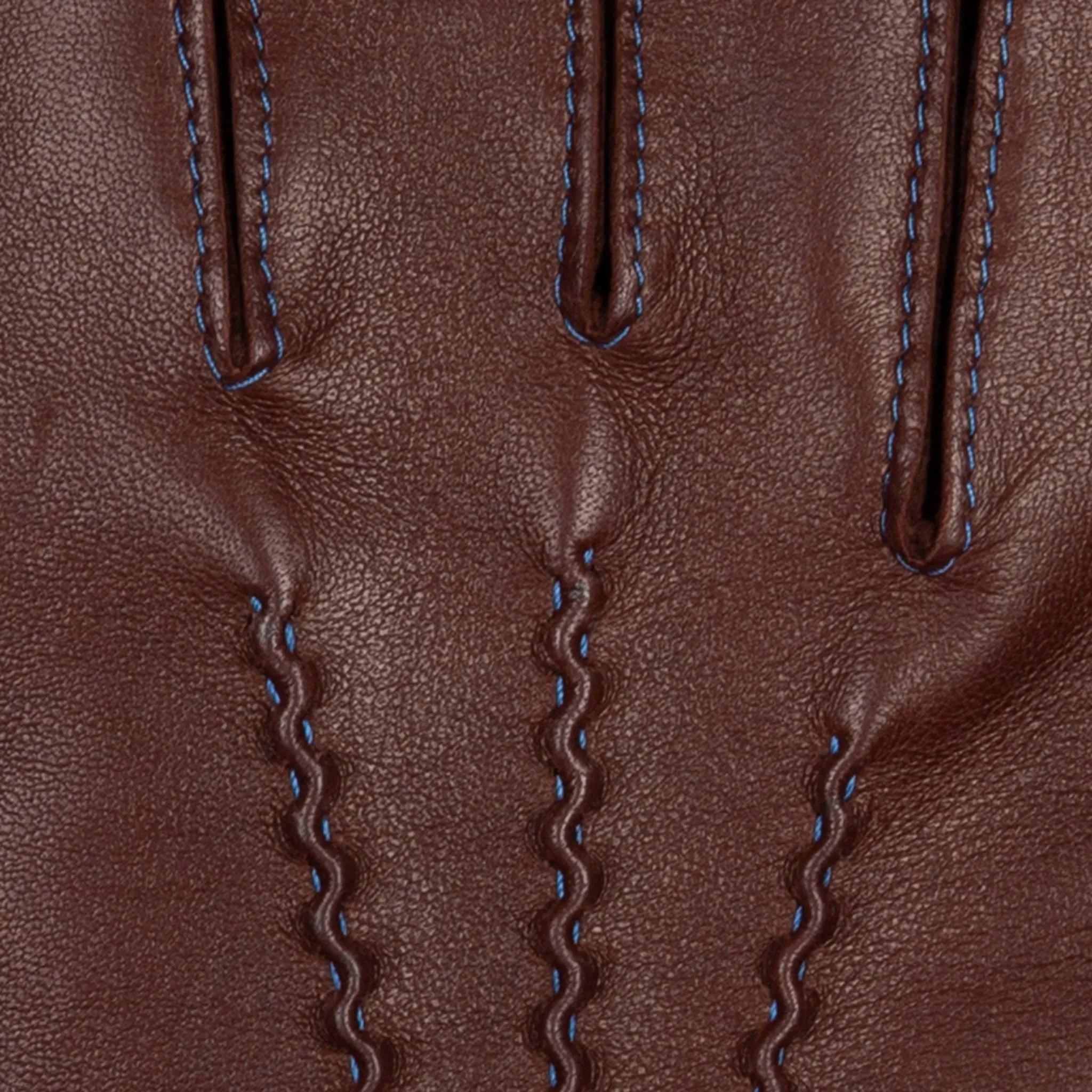 Men’s Heritage Three-Point Cashmere-Lined Leather Gloves with Colour Contrast Details