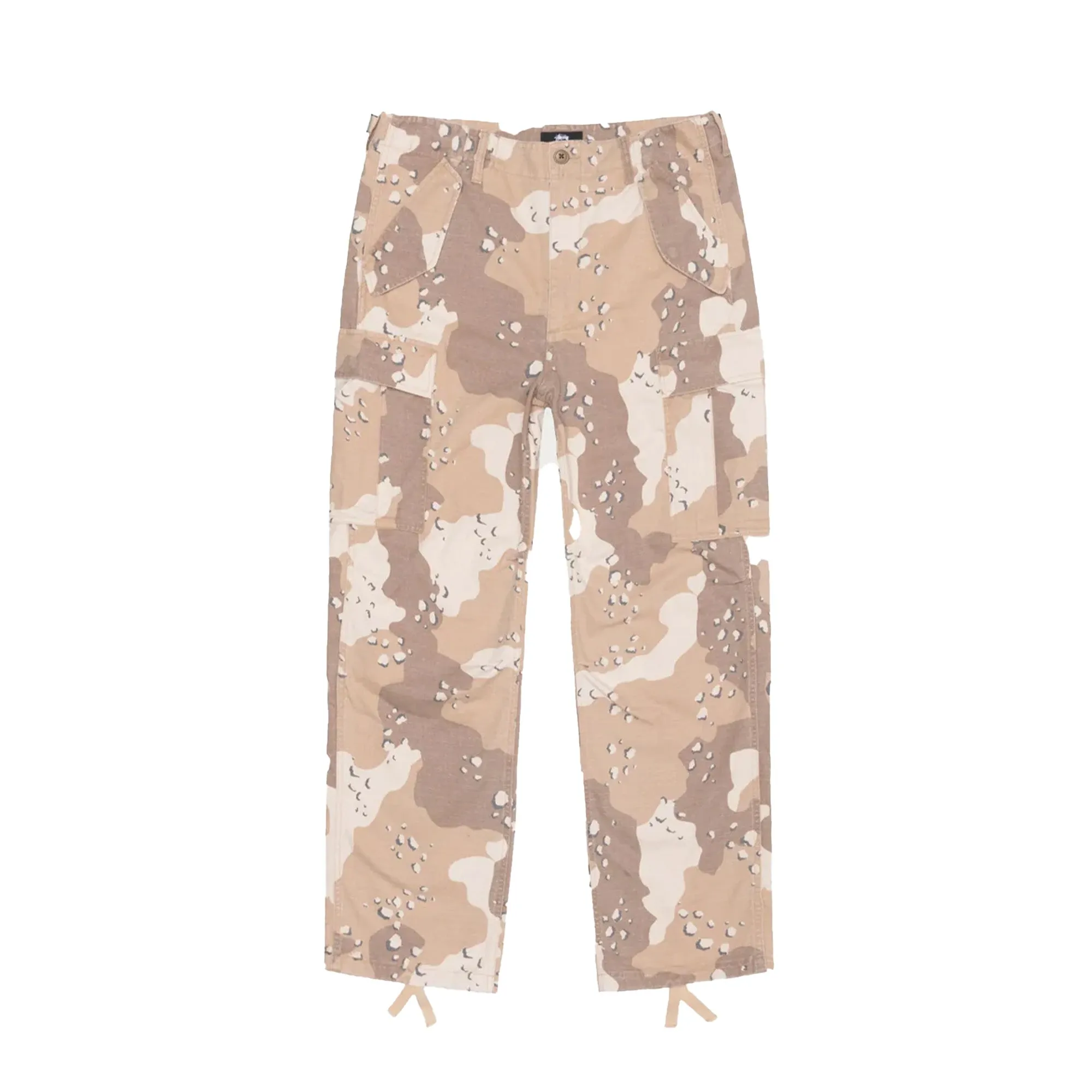 Military Cargo Ripstop Pants, Desert