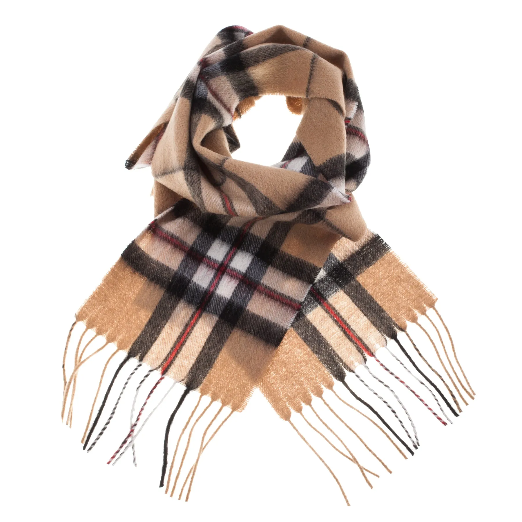 Mini Edinburgh Lambswool Scarf  Thomson Camel