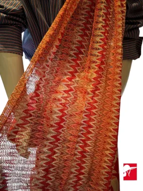 Missoni metallic zig zag scarf