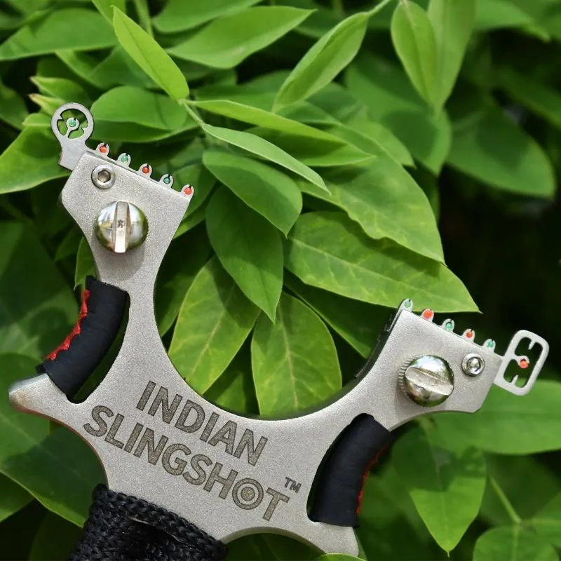 New Indian Bulls Eye Stainless Steel Slingshot