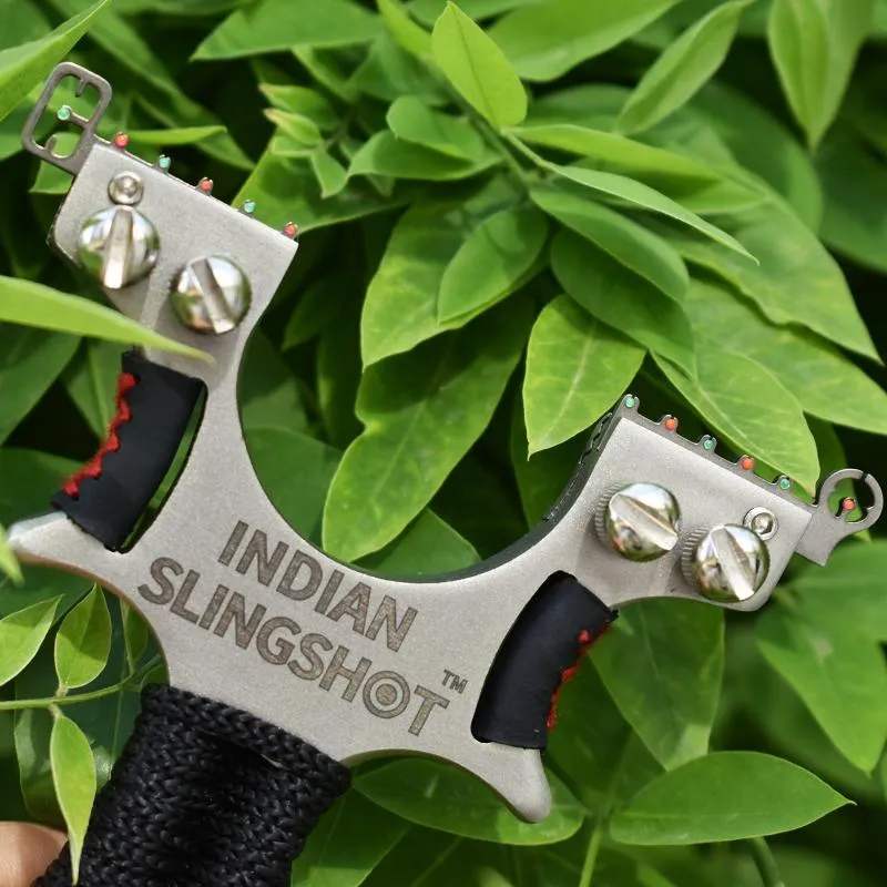 New Indian Bulls Eye Stainless Steel Slingshot