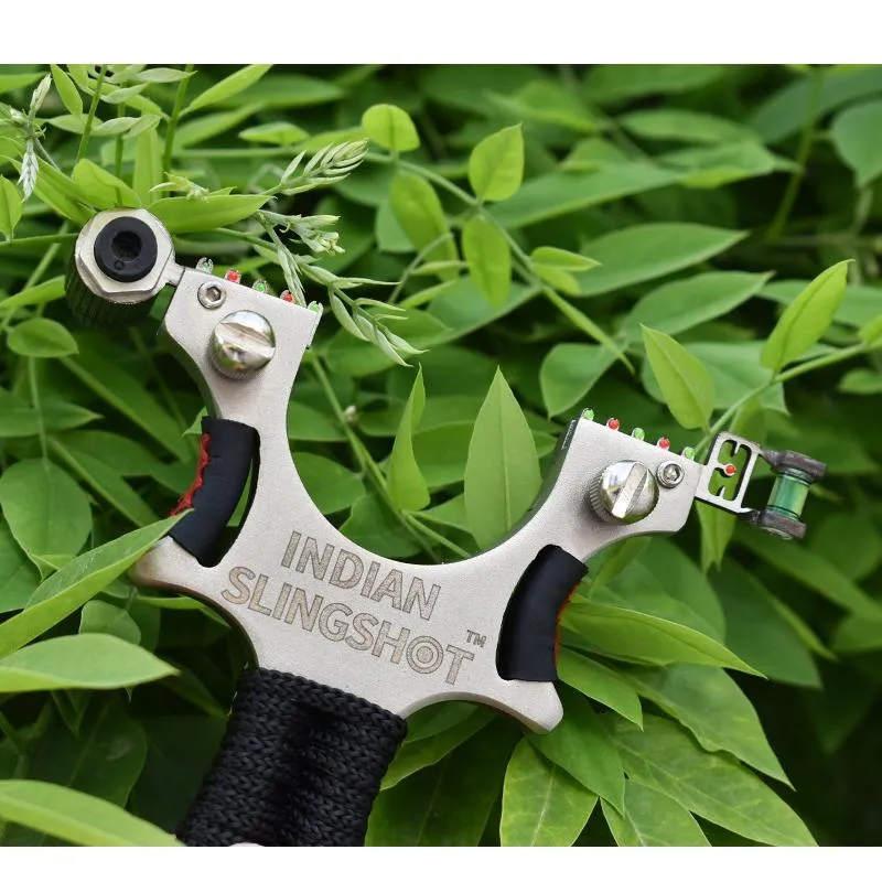 New Indian Bulls Eye Stainless Steel Slingshot