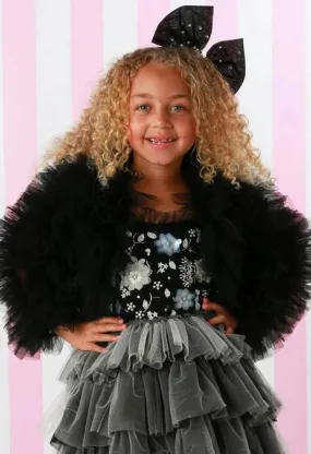 Ooh La La Couture Black Tulle Jacket