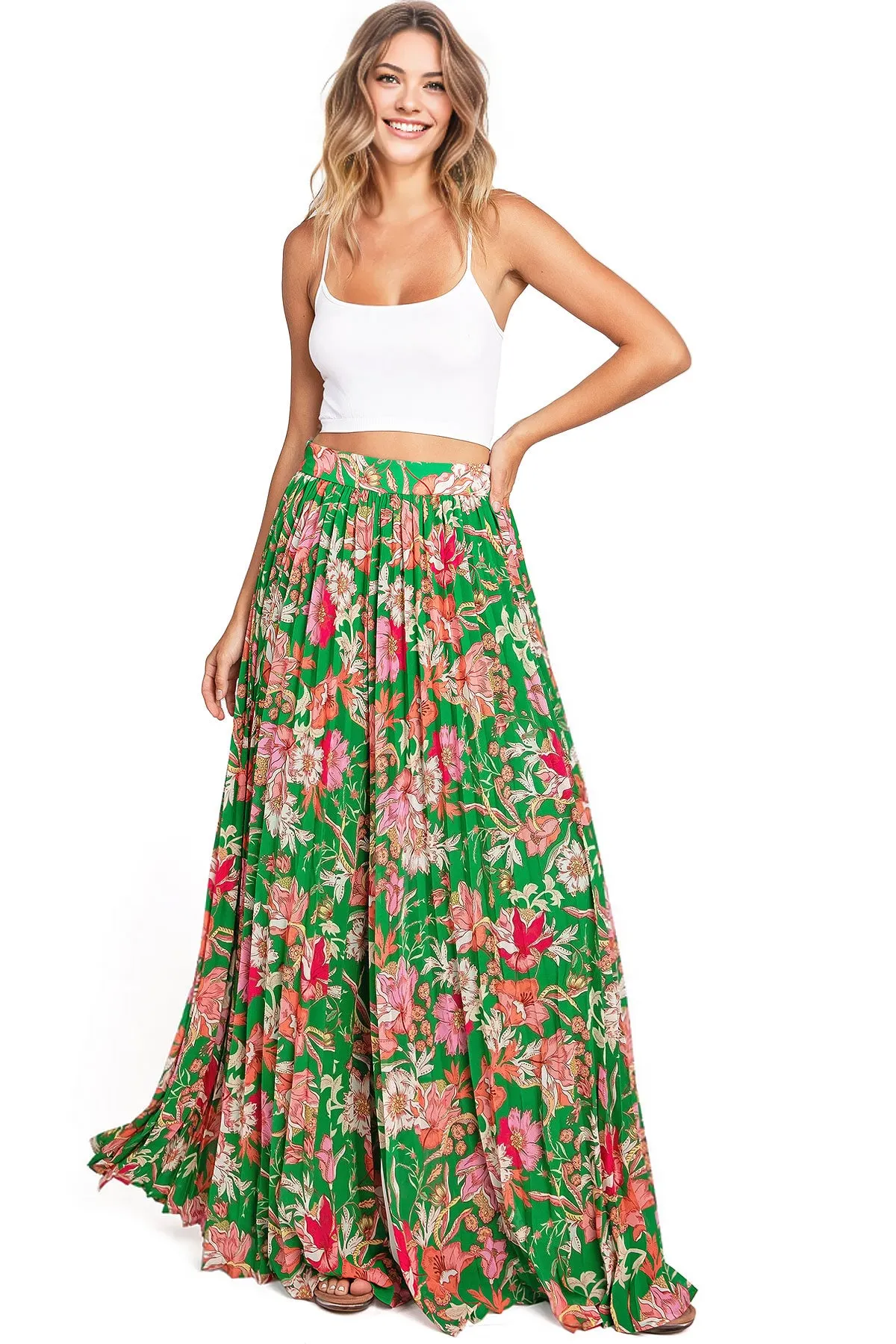 Paradise Pleated Pants