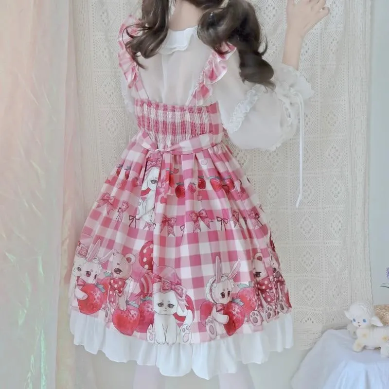 Plaid Baby Bun Lolita Dress