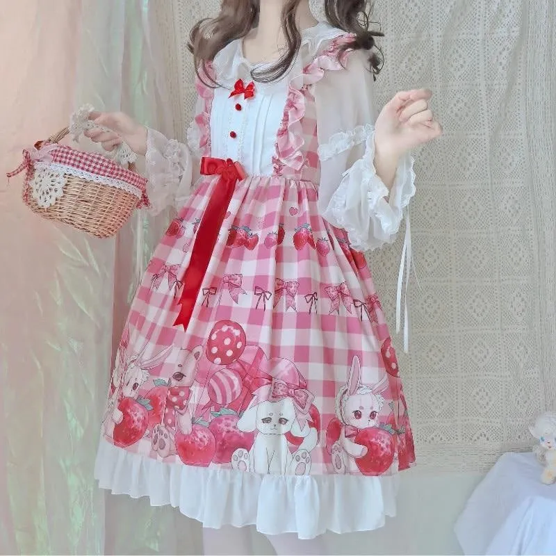 Plaid Baby Bun Lolita Dress