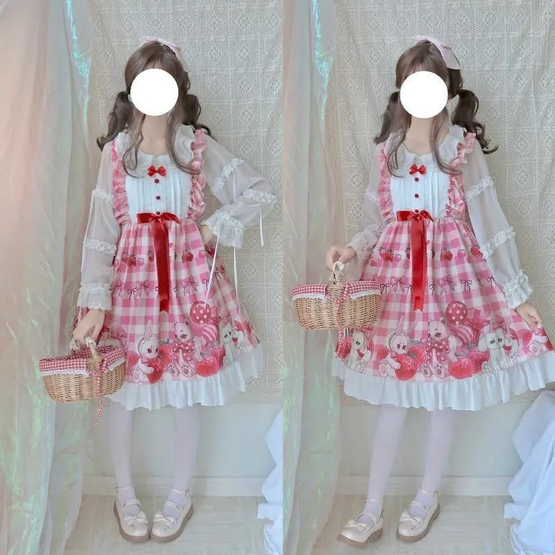 Plaid Baby Bun Lolita Dress