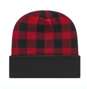 Plaid Knit with Cuff **DEAL - COUPON EXCLUDED