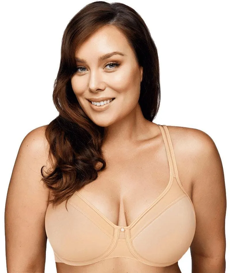 Playtex Ultralight Illusion Neckline Underwire Bra - Nude