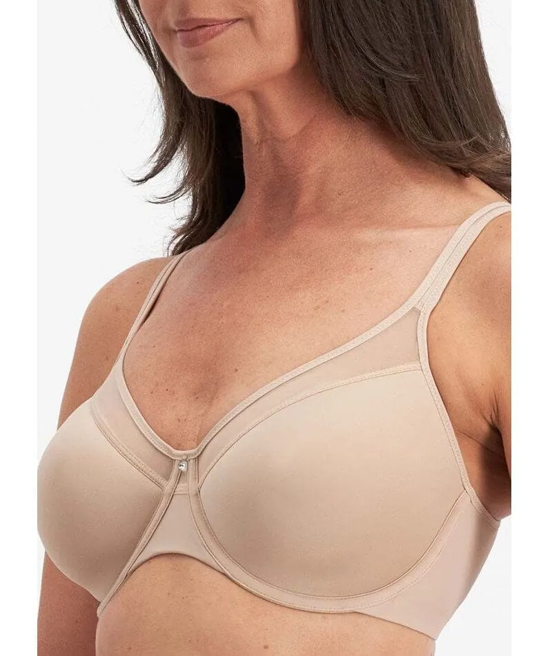 Playtex Ultralight Illusion Neckline Underwire Bra - Nude