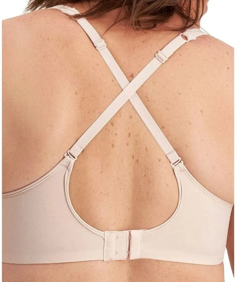 Playtex Ultralight Illusion Neckline Underwire Bra - Sandshell