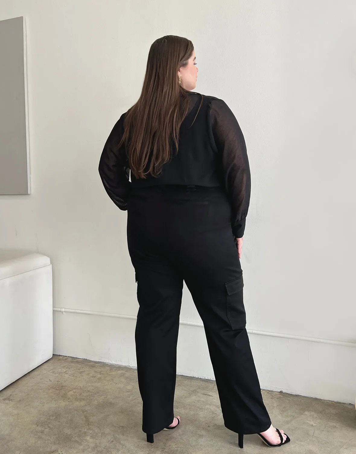 Plus Size Stretch Cargo Pants