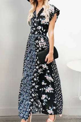 Polka Dot High Waisted Maxi Dress