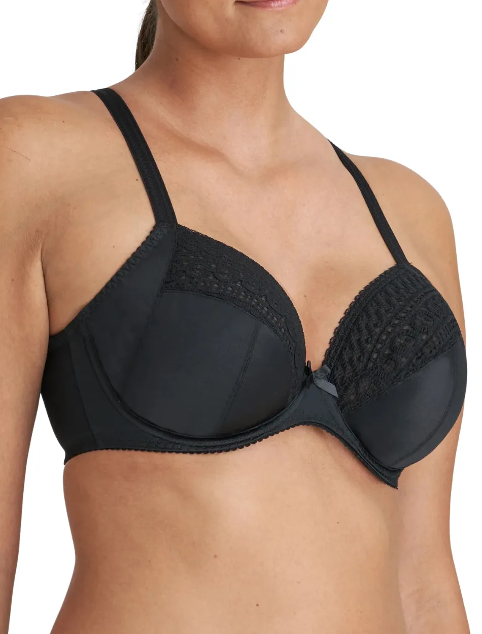 PrimaDonna Montara Plunge Cup Wire Bra, Black | Black Primadonna Montara bra | PrimaDonna Black Plunge Bra