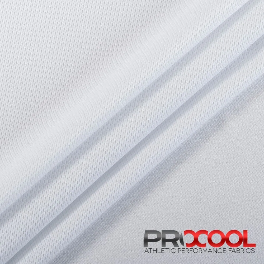 ProCool® Dri-QWick™ Jersey Mesh CoolMax Fabric (W-434)