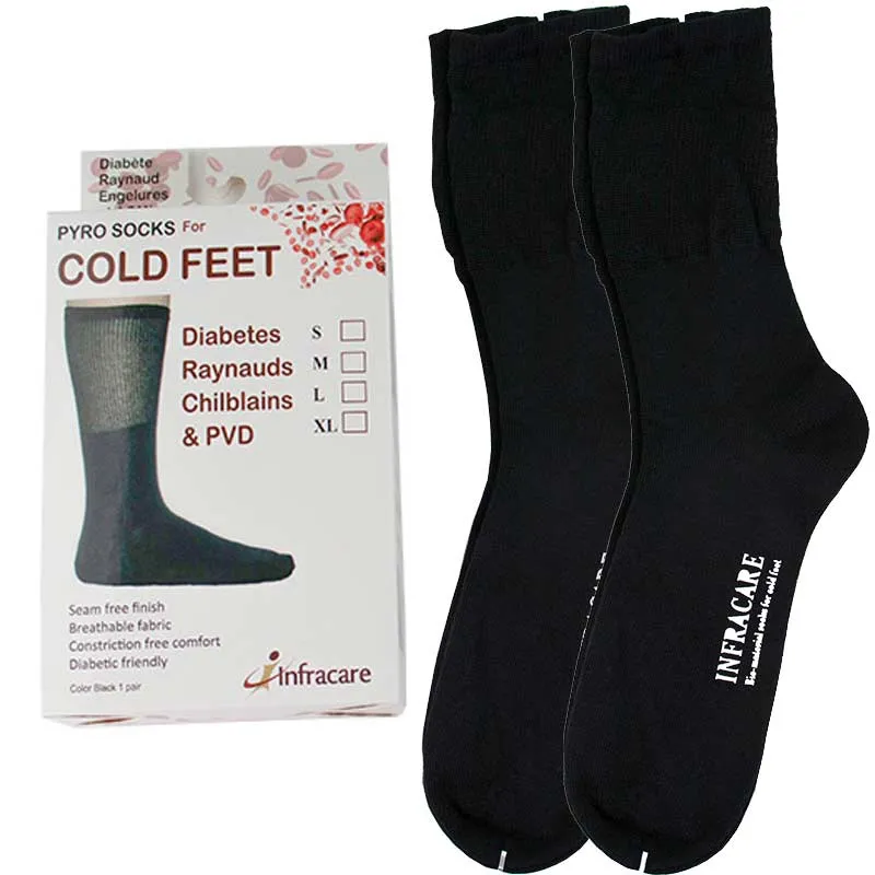 Pyro Cold Feet Socks- Black