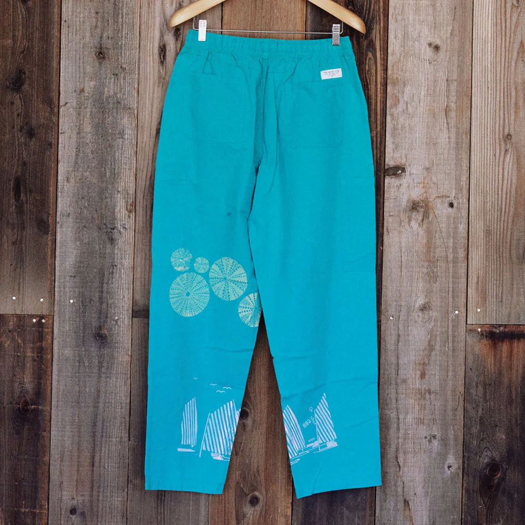 QL x Lonely Palm Pocket Pant - Teal - Medium