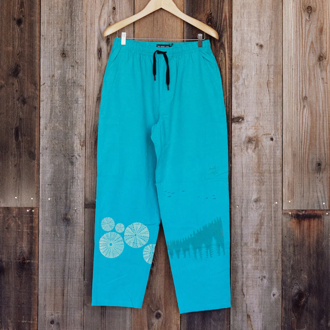 QL x Lonely Palm Pocket Pant - Teal - Medium