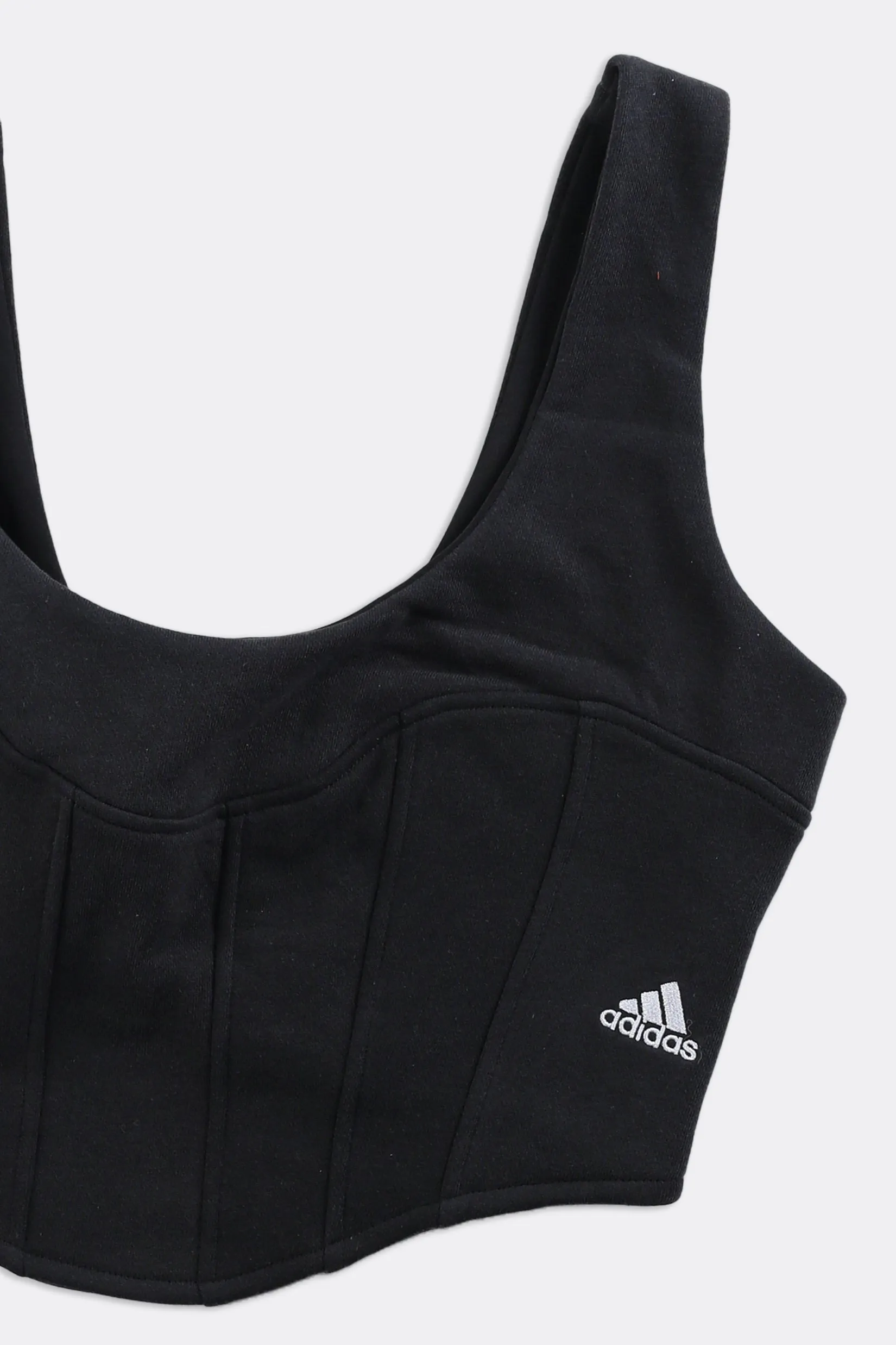 Rework Adidas Sweatshirt Bustier - L