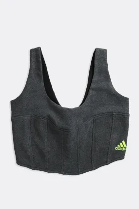 Rework Adidas Sweatshirt Bustier - L