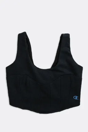 Rework Champion Sweatshirt Bustier - L