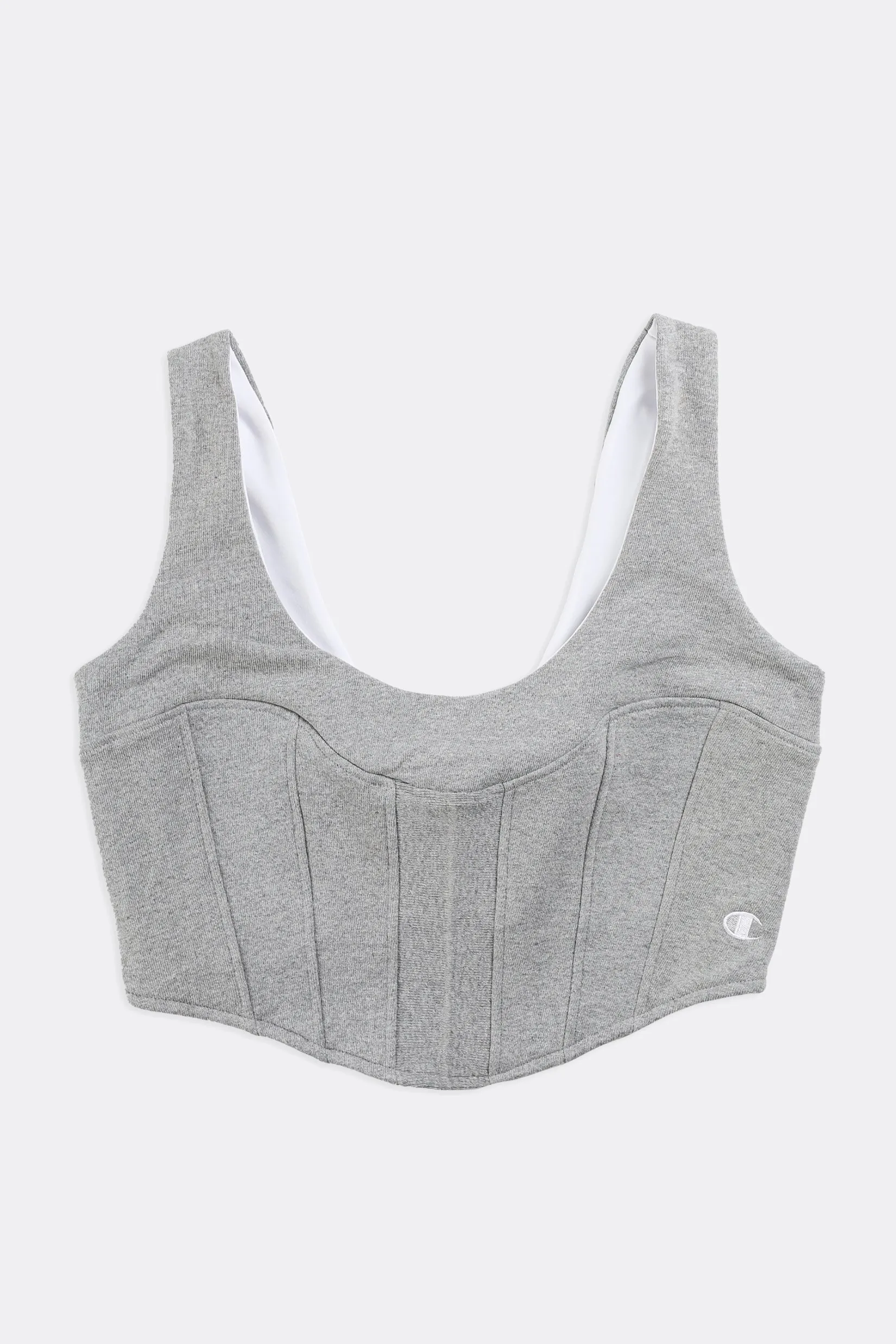 Rework Champion Sweatshirt Bustier - L