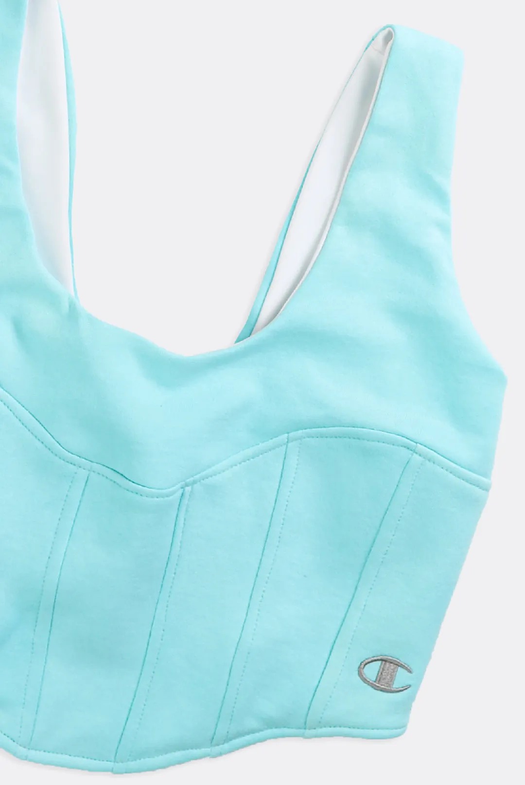 Rework Champion Sweatshirt Bustier - M