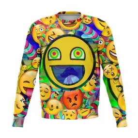 Rolling Emojis 3D Unisex Sweater