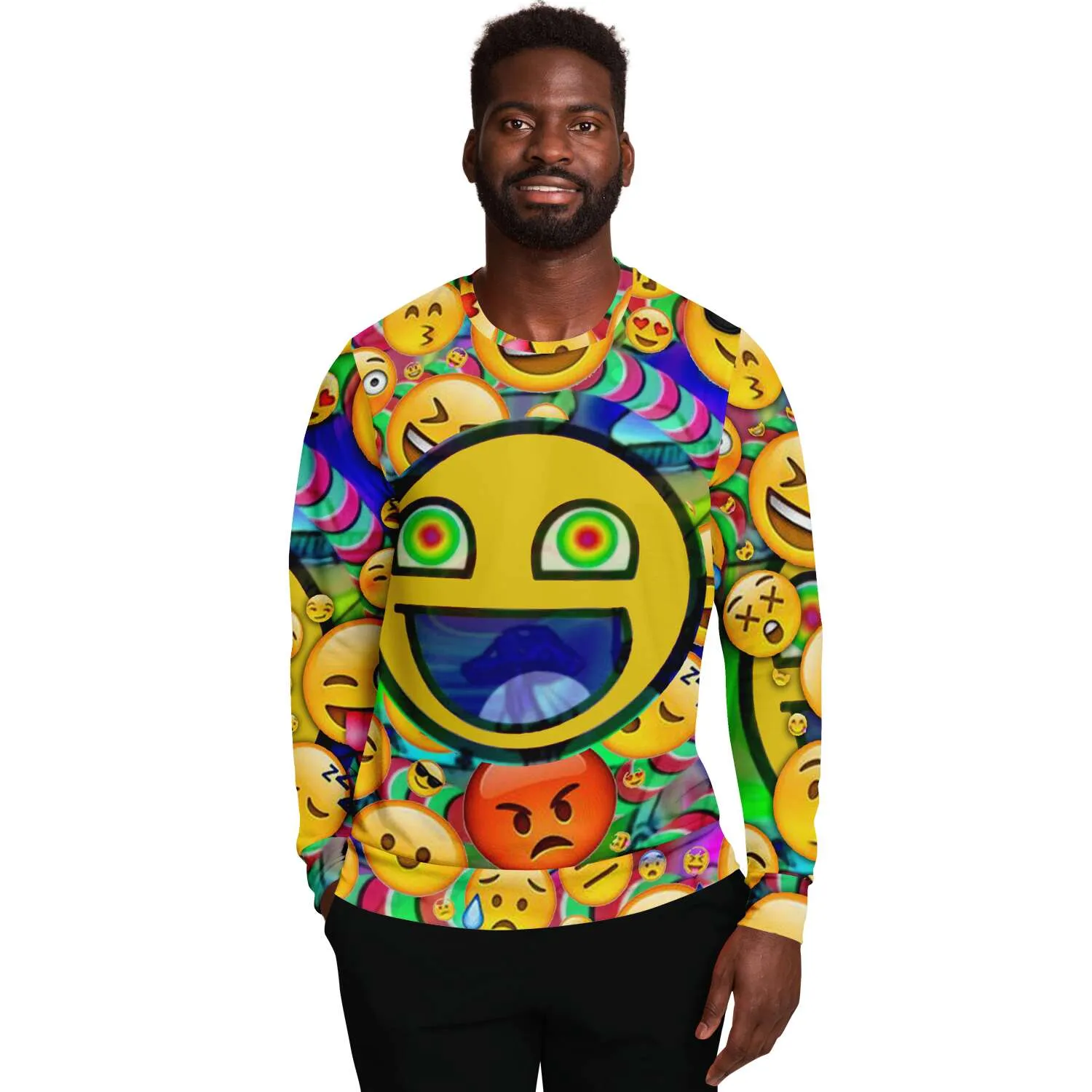 Rolling Emojis 3D Unisex Sweater