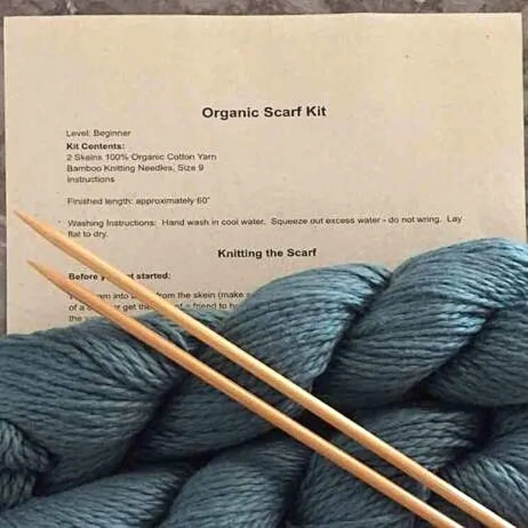 Scarf Kit - 100% Organic Cotton