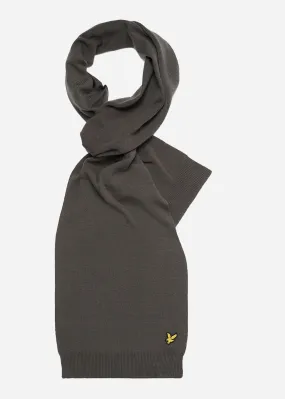 Scarf - mid grey marl